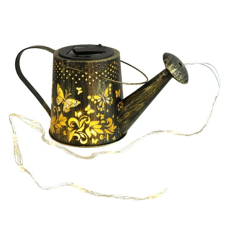 

Rosarivae 1 Set Outdoor Kettle Solar Light Decoration Solar Watering Can Light for Garden