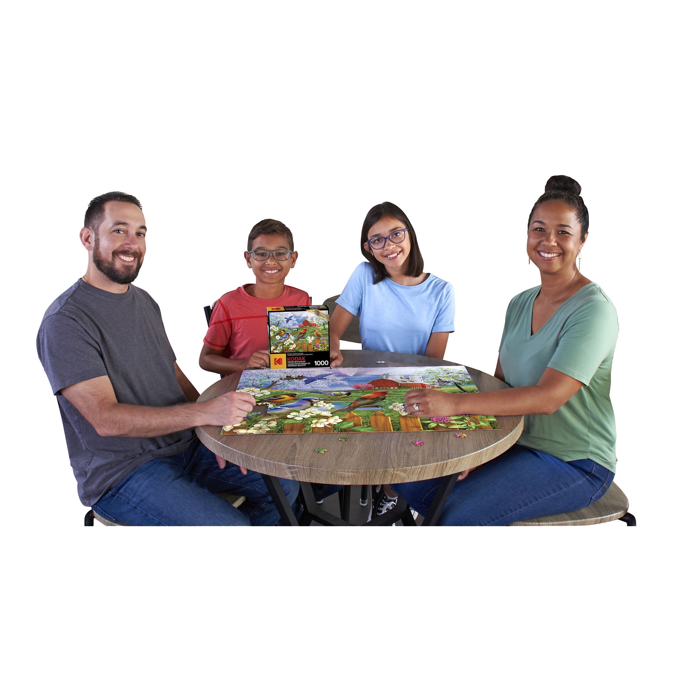 Cra-Z-Art Kodak 1000-Piece Springtime Gathering Interlocking Jigsaw Puzzle