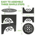 thumbnail image 3 of Rack Indoor/outdoor Proof Flower Pot Rack Potted And Pumpkin Circular Garden Rack, 3 of 7