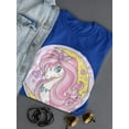thumbnail image 3 of The Head Of A Unicorn Shaped T-Shirt Women -Image by Shutterstock, Female XX-Large, 3 of 4