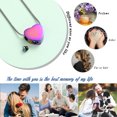 thumbnail image 4 of Cremation Jewelry for Ashes - Heart Pendant Memorial Urn Necklace Ashes Holder Stainless Steel Personalized Customization Keepsake, 4 of 7