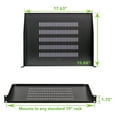 thumbnail image 2 of NavePoint Cantilever Server Shelf Vented Shelves Rack Mount 19 Inch 1U Black 14 Inches (350mm) deep, 2 of 3