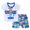 White, variant on Reduce!Holloyiver Toddler Boys Girls Summer Outfits Baby Clothes Newborn Infant Short Sleeve Tops Shirt Pants Set White