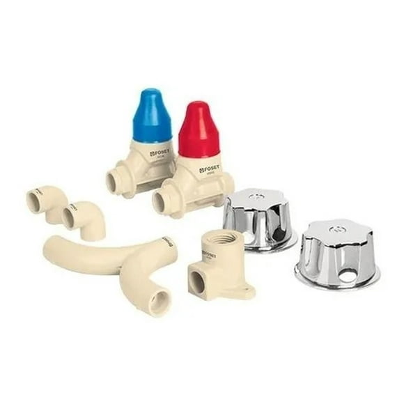 Kit Cpvc Instalacion Para Regadera Foset 46033 Foset CPVC-KIT