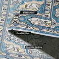 thumbnail image 4 of Vintage Bohemian Area Rug, 3x5ft Washable Living Room Rug Indoor Non-Slip, Large Oriental Accent Throw Rug for Kitchen Entryway Bathroom Bedroom Office Carpet (3x5ft/90x150cm), 4 of 7