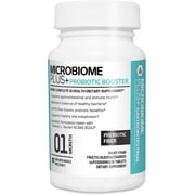Microbiome Plus Prebiotics: scFOS Prebiotic Fiber for Enhanced Probiotic Benefits, Gentle on the Gut, Allergy-Friendly, and Gluten-Free for Both Men and Women 1 Month Supply