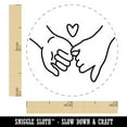 thumbnail image 2 of Pinky Promise Love Self-Inking Rubber Stamp Ink Stamper - Black Ink - Mini 1/2 Inch, 2 of 7
