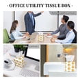 thumbnail image 7 of Leather Tissue Box Cover Square - Potato Pattern cartoon Waterproof Tissue Box Holder Paper Case Organizer Dispenser for Modern Home Office Room Home Bathroom Decor, 7 of 7