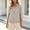 Khaki women cotton linen blouse a1, variant on MORESEC Women Cotton Linen Button Down Blouse 3/4 Sleeve Casual Loose Fit Tops Collared Shirts for Vacation Summer Fashion Clothes, Gray L