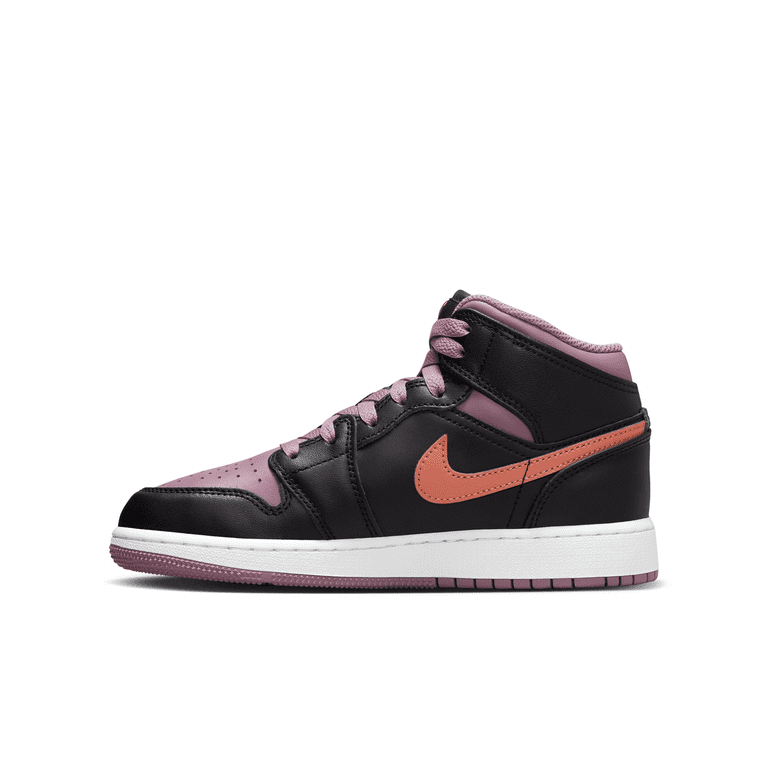 Men's Jordan 1 Mid SE Black/Sky J Orange-Sky J Mauve (FB9911