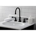 thumbnail image 3 of Kingston Brass KS2980DFL NuFrench Widespread Bathroom Faucet with Brass Pop-Up, Matte Black, 3 of 8