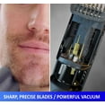 thumbnail image 2 of Vacutrim Deluxe Titanium Blade Cordless Hair Trimmer with LED Battery Display As Seen on TV Professional Vacuum Powerful Suction Rechargeable Shaver for Men Beard Mustache Sideburn Body, 2 of 9