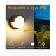 thumbnail image 2 of Lámpara De Pared Decorativa Exterior Impermeable color negro, 2 of 4
