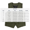 thumbnail image 3 of Ceisia Men's Corduroy Vest Vintage Single Breasted V-Neck Waistcoat with Pockets Retro Suit Tank Gifts for Father, 3 of 8