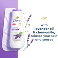 thumbnail image 2 of Reacondicionado Body Wash Dove, aceite relajante de lavanda y manzanilla, 600 ml, paquete de 4, 2 of 4