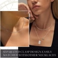 thumbnail image 2 of Turandoss Zodiac Layered Necklaces for Women 14K Gold Plated Retro 12 Constellation Pisces Pendant Fashion Jewelry Tarot Card Birthday Gifts for Her Women Teenage Girl Best Friend, 2 of 7