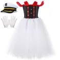 thumbnail image 3 of Vestido de tutú de marinero azul marino para niñas, disfraz de princesa de tul elegante, ropa de fiesta de carnaval de Halloween para niños, vestido de cosplay, 3 of 5