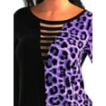 thumbnail image 3 of Gvmfive Women Long Sleeve Colorblock Plus Size Blouse Tunic Tops, 3 of 8