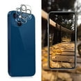 thumbnail image 4 of Protecteur d'Écran d'Objectif de Caméra HD Résistant aux Rayures Antichoc Garde de Sécurité Verre Trempé Protecteur d'Écran de Caméra Compatible pour iPhone 13 Type 3, 4 of 9