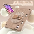 thumbnail image 6 of for iPad Mini 7th Gen 8.3" 2024 Case, Durable Sturdy Protection Case with Rotation Stand, Portable Hand Strap and Shoulder Strap Pencil Holder, Case for iPad Mini 6th Gen 8.3" 2021, Latte, 6 of 16