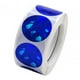 thumbnail image 2 of Rollo de 500 pegatinas autoadhesivas para sobres, etiquetas redondas brillantes para decoración Azul, 2 of 9