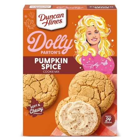 Duncan Hines Dolly Parton's Pumpkin Spice Cookie Mix, 15.25 oz.