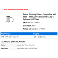 thumbnail image 2 of Power Steering Filter - Compatible with 1998 - 1999, 2004 Volvo VN 12.1L 6-Cylinder D12 Volvo, 2 of 2