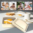 thumbnail image 5 of Toast Bread Container Sandwich Container,BPA Free Food Container,Sandwich Storage Keeper,Sandwich Containers for Lunch Box,Plastic Sandwich Box with Lid (Beige), 5 of 8