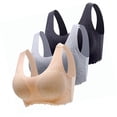 thumbnail image 4 of Sujetador Deportivo Nikou Bralette 3 Piezas XXL Negro Gris Color de Piel, 4 of 13