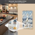 thumbnail image 5 of Yayeee Blank Wall Plate Cover 1-Gang 4.5"x2.7" Home Unused Decorative Outlet, Winter Village Serenity, 5 of 7