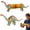 Brontosaurus, variant on Dinosaur Corn Cob Holders, Prongs Funny Novelty Corn with Stainless Steel on the Cob Picks for BBQ Party Dining Table Accessories (Para)