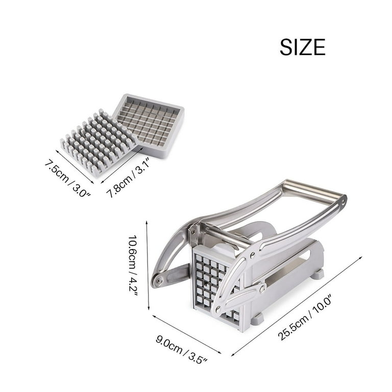 Professional Fries Cutter Potato Cutter Vegetable Cutting Machine Chopper  Stainless Vegetable Potato Slicer Diced Device 