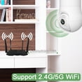 thumbnail image 3 of Enchufe de Cámara de Seguridad con WiFi de 2MP y 5G para Exteriores/Interiores con Rotación de 360 Grados, 3 of 3
