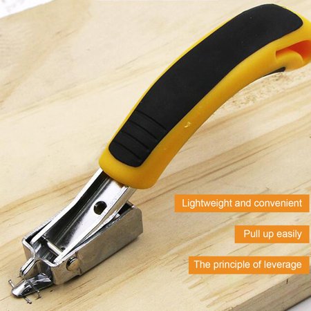 Nail Puller & Staple Remover Pliers – High Carbon Steel, End Cutting Nippers, Vinyl Grip, For Carpentry, Flooring & Construction