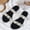 Black, variant on SMihono Flip Flops Sandals Womens Summer Casaul Women's Leisure Vacation Beach Pearl Inlaid Transparent Flat Bottom Slippers Slipper On Clearance
