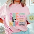 thumbnail image 3 of She is Mom T-shirt, Retro Mother Shirt, Blessed Mom Tee, Mom Shirt, Mother's Day Tshirt, Gift for Mom, Retro Mama Quotes, 3 of 7
