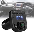 thumbnail image 4 of HY-82 Transmisor FM cargador coche MP3 manos libres compatible con para coche con USB dual, 4 of 8
