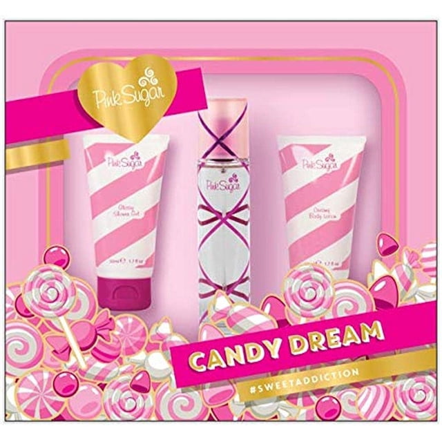 SET DE DULCE ADICCIÓN CANDY DREAM PINK SUGAR/AQUOLINA (W)