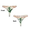 thumbnail image 3 of Balery West Cowboys Tangas de Algodón para Mujer con Estampado – Ropa Interior Sexy, Transpirable, G-string-X-Large, 3 of 6