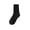 Black, variant on CNEJRHG 1 Pair Womens Mens Acrylic Knit Crew Socks Winter Thermal Boot Insulated Heated Socks For Unisex Cold Weather Outdoor Activities Mid Calf Ankle Socks Black