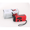 thumbnail image 4 of Miniradio de emergencia recargable con energía solar enlatada a mano con función de iluminación, 4 of 6