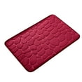 thumbnail image 2 of Sale Today Clearance! 1pc Memory Foam Bath Rug Embossed Bathroom Mat Water Absorbent And Washable Bath Rugs, Non-Slip, Thick, Soft And Comfortable Carpet For Show, 2 of 5
