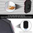thumbnail image 5 of FUYGRCJ Plastic Siding Mounting Block Kit, Textured Siding Mounting Plate, Outdoor Light Mounting Block for 1/2inch Lap Double and 4inch Height Siding, 5 of 10