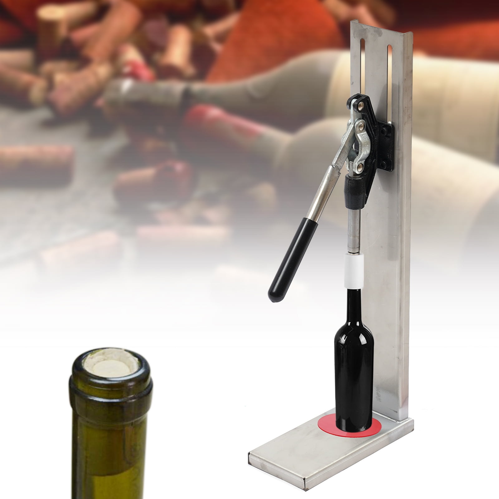 Miumaeov Manual Wine Bottle Corking Machine Hand Pressure Manual Corker
