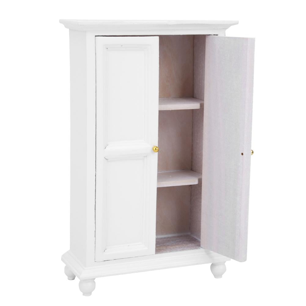 Dolls House Mid Pine Wooden Open Shelf Unit Bookcase Miniature 1:12 Furniture