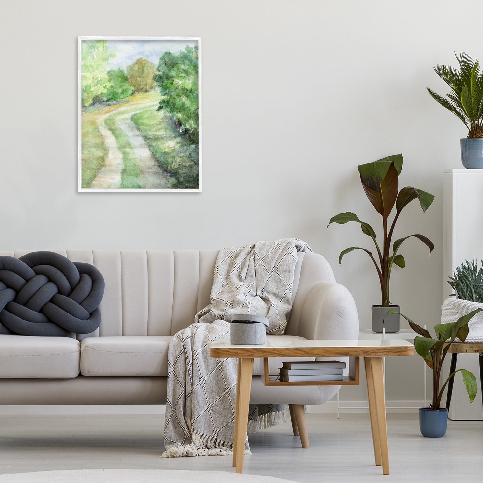 Stupell Industries Around The Bend White Framed Giclee Art, design by Lanie Loreth