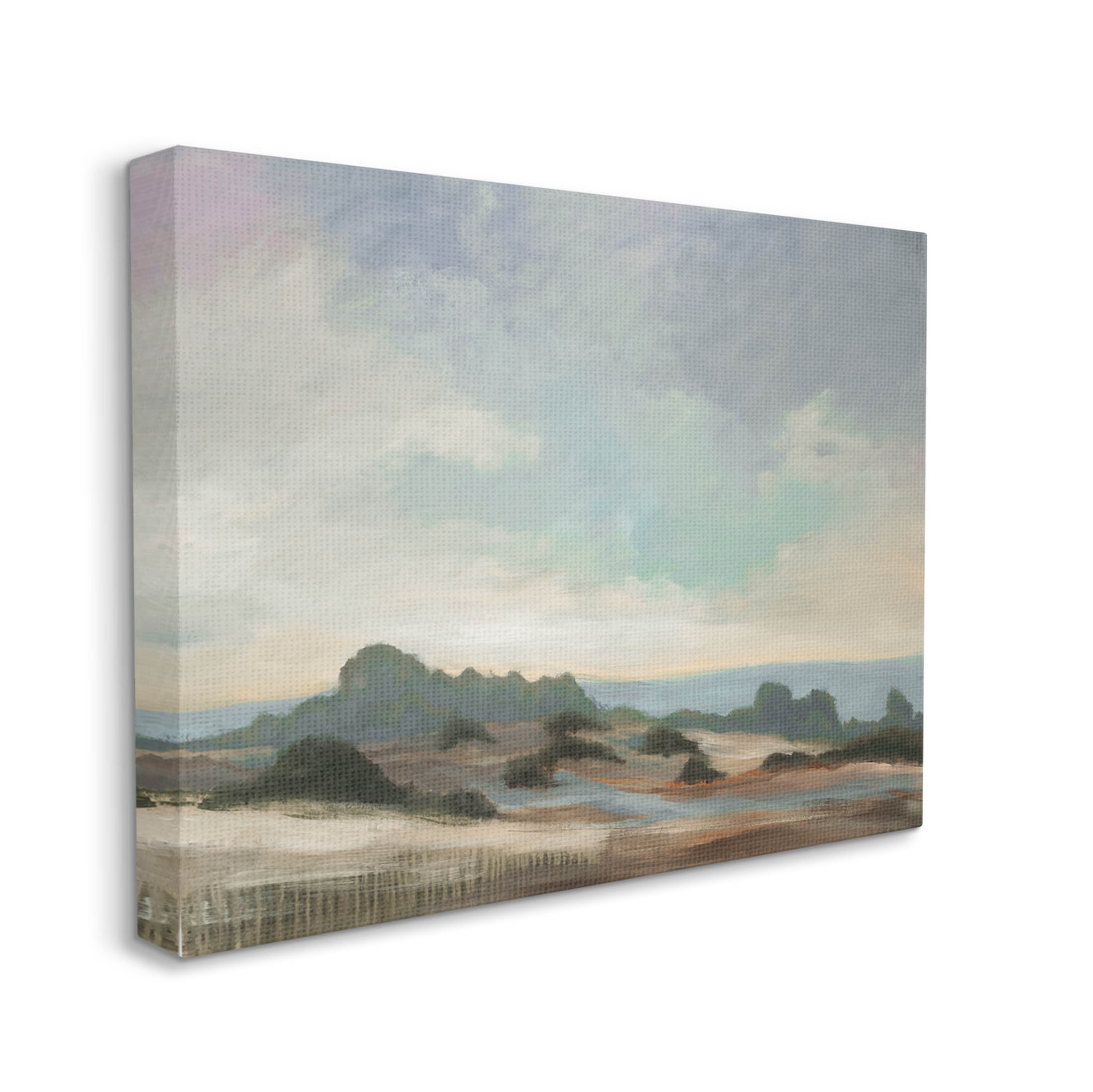 Stupell Industries Distant Ocean Landscape Scenery Painting Gallery Wrapped Canvas Print Wall Art, Design by Liz Jardine