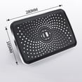 thumbnail image 1 of Upgrade Your Bathroom with this Large Flow ABS Ceiling Mount Shower Head, 1 of 11