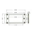 thumbnail image 2 of lionlar 2pcs Plastic Electric Guitar Humbucker Pickup Frame with Screws Set, 2 of 7