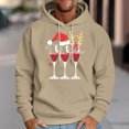 thumbnail image 2 of Christmas Sweatshirts for Men Cute Christmas Tree Santa Claus Print Graphic Long Sleeve Shirt Xmas Holiday Party Pullover Blouse, 2 of 3
